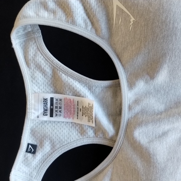 Gymshark Vital Seamless 2.0 Light Grey Marl Sports Bra Medium - Large - Picture 4 of 8